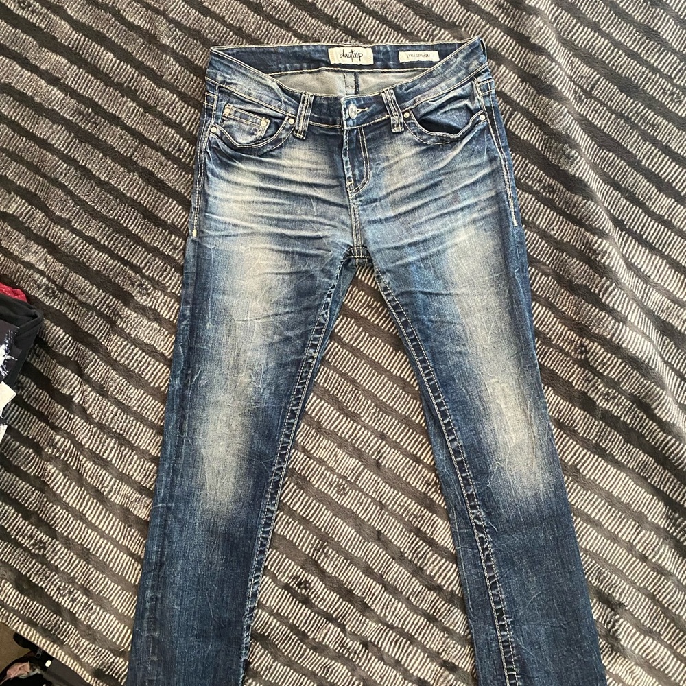 Daytrip Jeans Women’s Blue Distressed Skinny Jeans